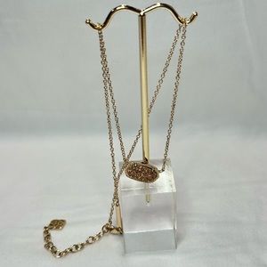 Kendra Scott Rose Good Druzy Necklace